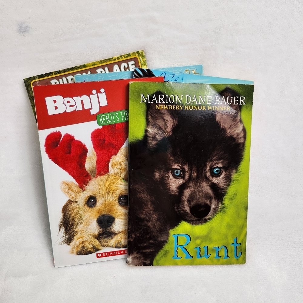 Bundle Of 5 Books With Dogs Benji Runt Benley